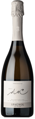 14,95 € Kostenloser Versand | Weißer Sekt Col del Sas Doc Spagnol Brut — Herb D.O.C. Prosecco Venetien Italien Glera 75 cl