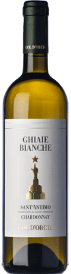 19,95 € Spedizione Gratuita | Vino bianco Col d'Orcia Ghiaie Bianche D.O.C. Sant'Antimo Toscana Italia Chardonnay Bottiglia 75 cl