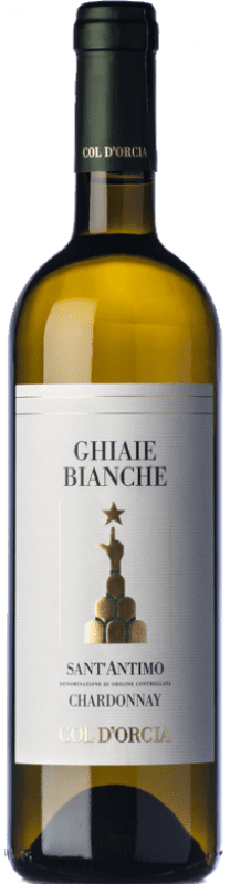 19,95 € Envio grátis | Vinho branco Col d'Orcia Ghiaie Bianche D.O.C. Sant'Antimo Tuscany Itália Chardonnay Garrafa 75 cl