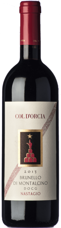 62,95 € Kostenloser Versand | Rotwein Col d'Orcia Nastagio D.O.C.G. Brunello di Montalcino Toskana Italien Sangiovese Flasche 75 cl