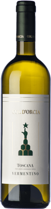13,95 € Envío gratis | Vino blanco Col d'Orcia I.G.T. Toscana Toscana Italia Vermentino Botella 75 cl
