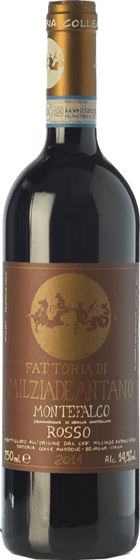 17,95 € Free Shipping | Red wine Colleallodole Rosso D.O.C. Montefalco Umbria Italy Merlot, Sangiovese, Sagrantino Bottle 75 cl