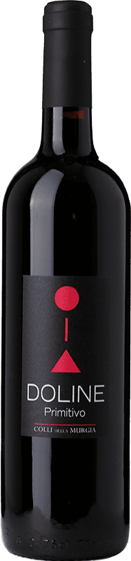 9,95 € 免费送货 | 红葡萄酒 Colli della Murgia Doline I.G.T. Puglia 普利亚大区 意大利 Primitivo — 普里米蒂沃 Eco — 生态 有机 天然 75 cl