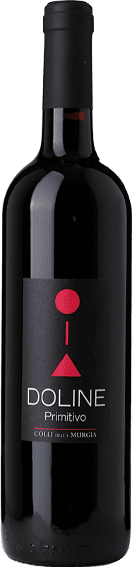 9,95 € Бесплатная доставка | Красное вино Colli della Murgia Doline I.G.T. Puglia Апулия Италия Primitivo бутылка 75 cl