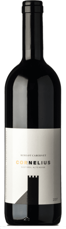 45,95 € Бесплатная доставка | Красное вино Colterenzio Cornelius Merlot Cabernet D.O.C. Alto Adige Трентино-Альто-Адидже Италия Merlot — Мерло, Cabernet Sauvignon — Каберне Совиньон 75 cl