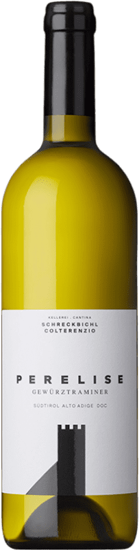 16,95 € Envío gratis | Vino Blanco Colterenzio Perelise D.O.C. Alto Adige Trentino-Alto Adige Italia Gewürztraminer Botella 75 cl