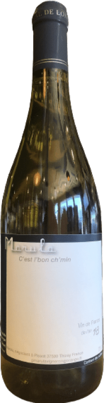 22,95 € 免费送货 | 白葡萄酒 Gérard Marula C'est L'bon Ch'min 卢瓦尔河 法国 Chenin — 白诗南 Eco — 生态 有机 天然 75 cl