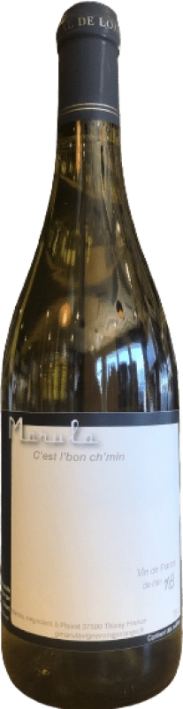 22,95 € Envio grátis | Vinho branco Gérard Marula C'est L'bon Ch'min Loire França Chenin Branco Garrafa 75 cl