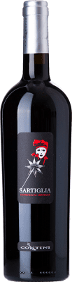 13,95 € Envio grátis | Vinho tinto Contini Sartiglia D.O.C. Cannonau di Sardegna Sardenha Itália Cannonau Garrafa 75 cl