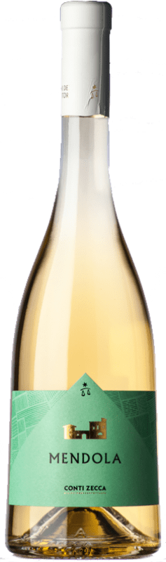 9,95 € Бесплатная доставка | Белое вино Conti Zecca Mendola I.G.T. Salento Апулия Италия Fiano бутылка 75 cl
