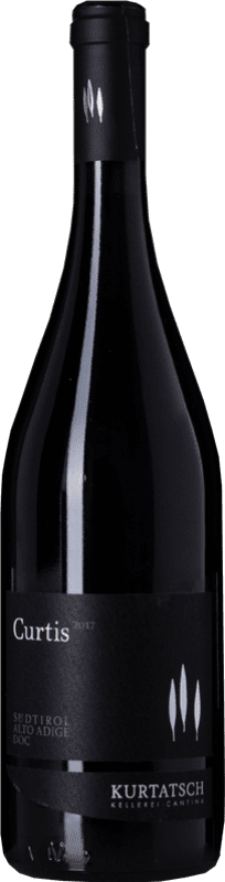 22,95 € Бесплатная доставка | Красное вино Cortaccia Curtis D.O.C. Alto Adige Трентино-Альто-Адидже Италия Merlot — Мерло, Cabernet Sauvignon — Каберне Совиньон Бутылка 75 cl