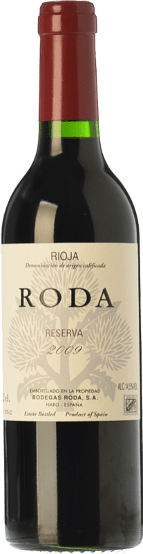 247,95 € Spedizione Gratuita | Vino rosso Bodegas Roda Riserva D.O.Ca. Rioja La Rioja Spagna Tempranillo, Graciano, Grenache Tintorera Bottiglia Imperiale-Mathusalem 6 L