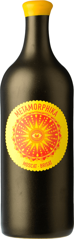 27,95 € Kostenloser Versand | Oranger Wein Costador Metamòrphika Brisat — Maischevergorener Crianza — Kurze Fassreifung D.O. Catalunya Katalonien Spanien Moscato — Muskateller Flasche 75 cl