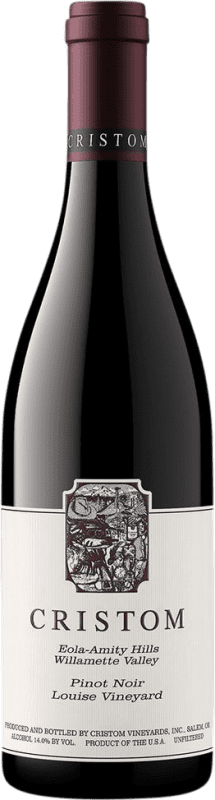 76,95 € Free Shipping | Red wine Cristom Estate Louise Vineyard Aged I.G. Willamette Valley Oregon United States Pinot Black Bottle 75 cl