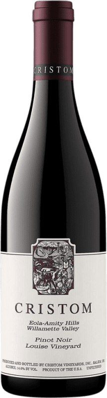 78,95 € Free Shipping | Red wine Cristom Estate Louise Vineyard Aged I.G. Willamette Valley Oregon United States Pinot Black Bottle 75 cl