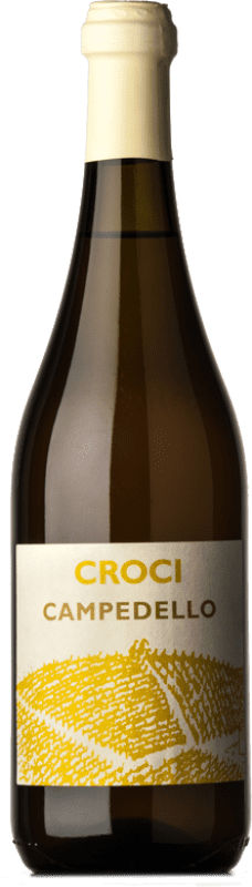 14,95 € Бесплатная доставка | Белое игристое вино Croci Campedello Frizzante — Слабо игристое, Sur Lies — На осадке I.G.T. Emilia Romagna Эмилия-Романья Италия Malvasia — Мальвасия, Trebbiano — Треббиано, Sauvignon — Совиньон, Marsanne — Марсанн, Ortrugo — Ортруго 75 cl