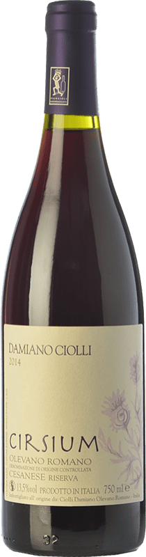 39,95 € 送料無料 | 赤ワイン Damiano Ciolli Cirsium 予約 D.O.C. Cesanese di Olevano Romano ラツィオ イタリア Cesanese ボトル 75 cl