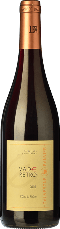 10,95 € Бесплатная доставка | Красное вино Dauvergne et Ranvier Vade Retro Молодой A.O.C. Côtes du Rhône Рона Франция Syrah, Grenache бутылка 75 cl