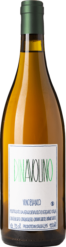 22,95 € Spedizione Gratuita | Vino bianco Denavolo Dinavolino I.G.T. Emilia Romagna Emilia-Romagna Italia Marsanne, Ortrugo, Malvasia Bianca Bottiglia 75 cl