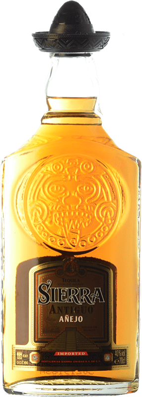 29,95 € Spedizione Gratuita | Tequila Sierra Antiguo Añejo Jalisco Messico Bottiglia 70 cl