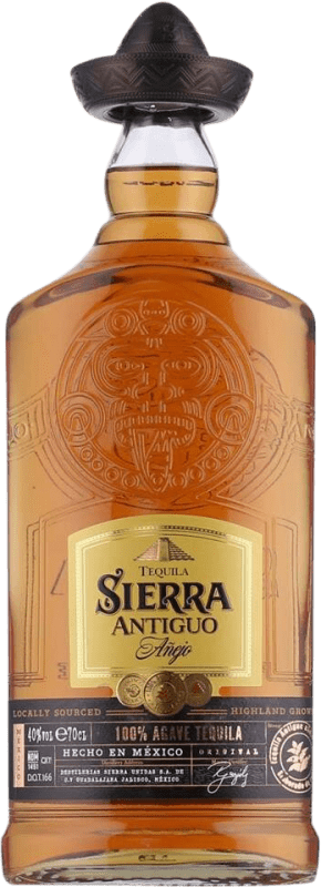 36,95 € Envoi gratuit | Tequila Sierra Antiguo Añejo — Vieux Jalisco Mexique Bouteille 70 cl