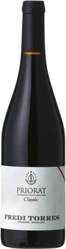 17,95 € Free Shipping | Red wine Fredi Torres Classic D.O.Ca. Priorat Catalonia Spain Syrah, Grenache Tintorera, Carignan, Macabeo Organic Bottle 75 cl