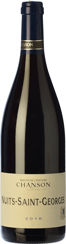 63,95 € Бесплатная доставка | Красное вино Chanson старения A.O.C. Nuits-Saint-Georges Франция Pinot Black бутылка 75 cl