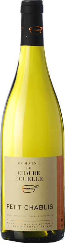 16,95 € Kostenloser Versand | Weißwein Chaude Écuelle A.O.C. Petit-Chablis Burgund Frankreich Chardonnay Flasche 75 cl