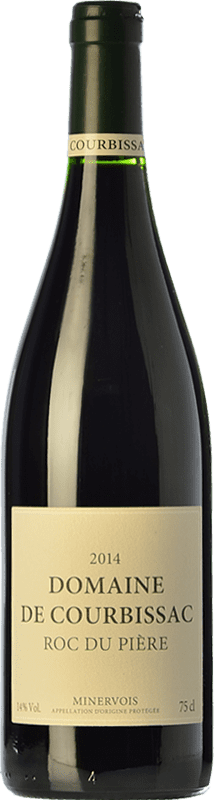 33,95 € Бесплатная доставка | Красное вино Courbissac Roc du Pière старения I.G.P. Vin de Pays Languedoc Лангедок Франция Syrah, Monastrell бутылка 75 cl