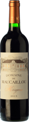 29,95 € Kostenloser Versand | Rotwein Maucaillou Alterung A.O.C. Margaux Bordeaux Frankreich Merlot, Cabernet Sauvignon Flasche 75 cl