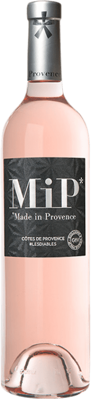 12,95 € 免费送货 | 玫瑰酒 Domaine des Diables Mip Classic 年轻的 A.O.C. Côtes de Provence 普罗旺斯 法国 Syrah, Grenache, Cinsault 瓶子 75 cl