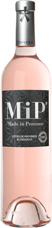 13,95 € Envio grátis | Vinho Rosé Domaine des Diables Mip Clássico Jovem A.O.C. Côtes de Provence Provença França Syrah, Garnacha — Grenache, Cinsault 75 cl