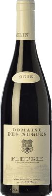 15,95 € 免费送货 | 红酒 Domaine des Nugues 年轻的 I.G.P. Vin de Pays Fleurie 博若莱 法国 Gamay 瓶子 75 cl