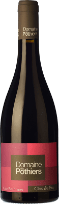 22,95 € 免费送货 | 红酒 Domaine des Pothiers Clos du Puy 岁 A.O.C. Côte Roannaise 卢瓦尔河 法国 Gamay 瓶子 75 cl