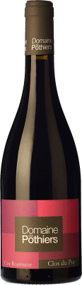 23,95 € Spedizione Gratuita | Vino Rosso Domaine des Pothiers Clos du Puy Crianza — Invecchiato in Botte A.O.C. Côte Roannaise Loire Francia Gamay Eco — Biologico 75 cl