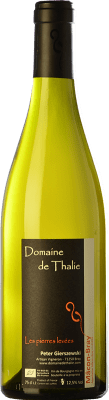 19,95 € Spedizione Gratuita | Vino Bianco Domaine de Thalie Les Pierres Levées Bray Crianza — Invecchiato in Botte A.O.C. Mâcon Borgogna Francia Chardonnay Eco — Biologico 75 cl