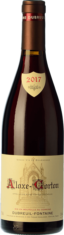 39,95 € Бесплатная доставка | Красное вино Dubreuil-Fontaine Aloxe-Corton Молодой A.O.C. Corton Бургундия Франция Pinot Black бутылка 75 cl