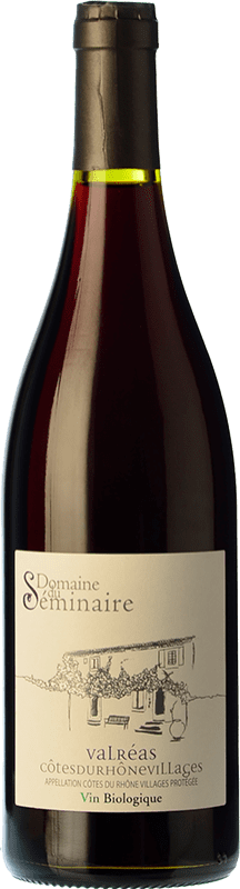 12,95 € Free Shipping | Red Wine Domaine du Séminaire Valréas Villages Young A.O.C. Côtes du Rhône Rhône France Syrah — Shiraz, Garnacha — Grenache, Mourvèdre Eco — Organic 75 cl