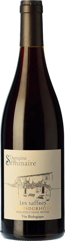 13,95 € Free Shipping | Red wine Domaine du Séminaire Les Saffres Oak A.O.C. Côtes du Rhône Rhône France Syrah, Grenache Bottle 75 cl