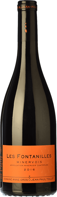 25,95 € 送料無料 | 赤ワイン Gros-Tollot Les Fontanilles Crianza — クリアンサ I.G.P. Vin de Pays Languedoc ラングドック フランス Syrah — シラー, Garnacha — グルナッシュ, Cariñena — カリニャン, Cinsault — サンソー 75 cl