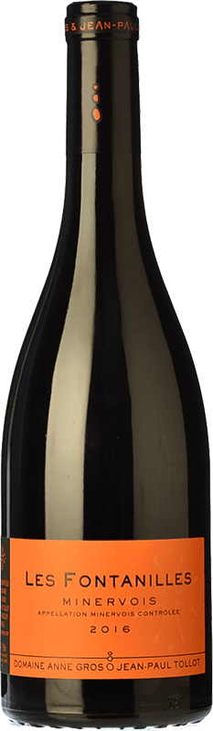 23,95 € 免费送货 | 红酒 Gros-Tollot Les Fontanilles 岁 I.G.P. Vin de Pays Languedoc 朗格多克 法国 Syrah, Grenache, Carignan, Cinsault 瓶子 75 cl