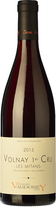 49,95 € Free Shipping | Red wine Jean Vaudoisey 1er Cru Les Mitans Aged A.O.C. Volnay Burgundy France Pinot Black Bottle 75 cl