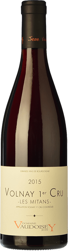 57,95 € Free Shipping | Red wine Jean Vaudoisey Premier Cru Les Mitans Aged A.O.C. Volnay Burgundy France Pinot Black Bottle 75 cl