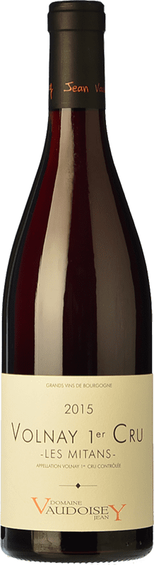 57,95 € Envio grátis | Vinho tinto Jean Vaudoisey Premier Cru Les Mitans Crianza A.O.C. Volnay Borgonha França Pinot Preto Garrafa 75 cl
