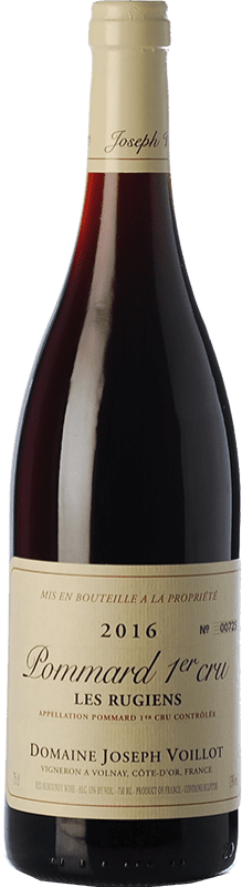 165,95 € Kostenloser Versand | Rotwein Voillot Premier Cru Les Rugiens Alterung A.O.C. Pommard Burgund Frankreich Spätburgunder Flasche 75 cl