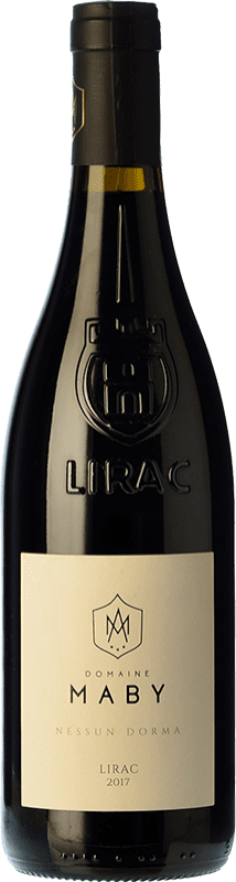 29,95 € Spedizione Gratuita | Vino rosso Maby Nessun Dorma Giovane A.O.C. Lirac Rhône Francia Syrah, Grenache Bottiglia 75 cl
