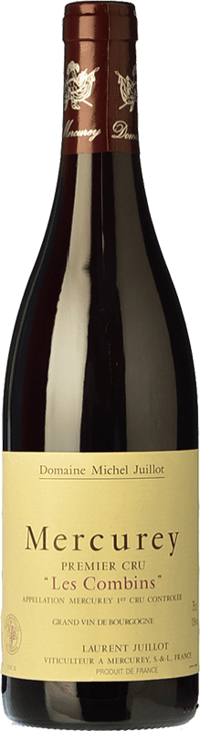 37,95 € Free Shipping | Red wine Michel Juillot Premier Cru Les Combins Aged A.O.C. Mercurey Burgundy France Pinot Black Bottle 75 cl