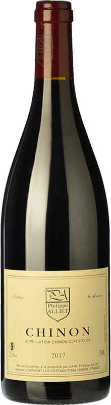 24,95 € Envio grátis | Vinho Tinto Philippe Alliet Jovem A.O.C. Chinon Loire França Cabernet Franc 75 cl