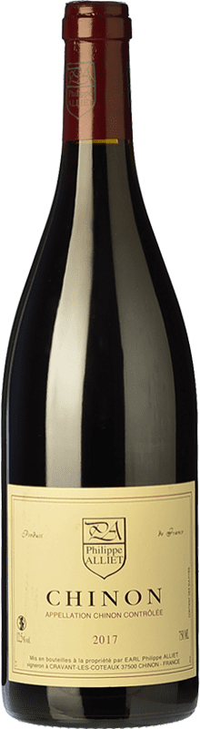 23,95 € Envío gratis | Vino tinto Philippe Alliet Joven A.O.C. Chinon Loire Francia Cabernet Franc Botella 75 cl