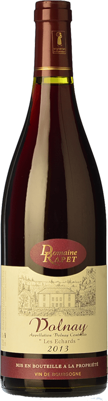 39,95 € Free Shipping | Red wine François Rapet Les Échards Aged A.O.C. Volnay Burgundy France Pinot Black Bottle 75 cl